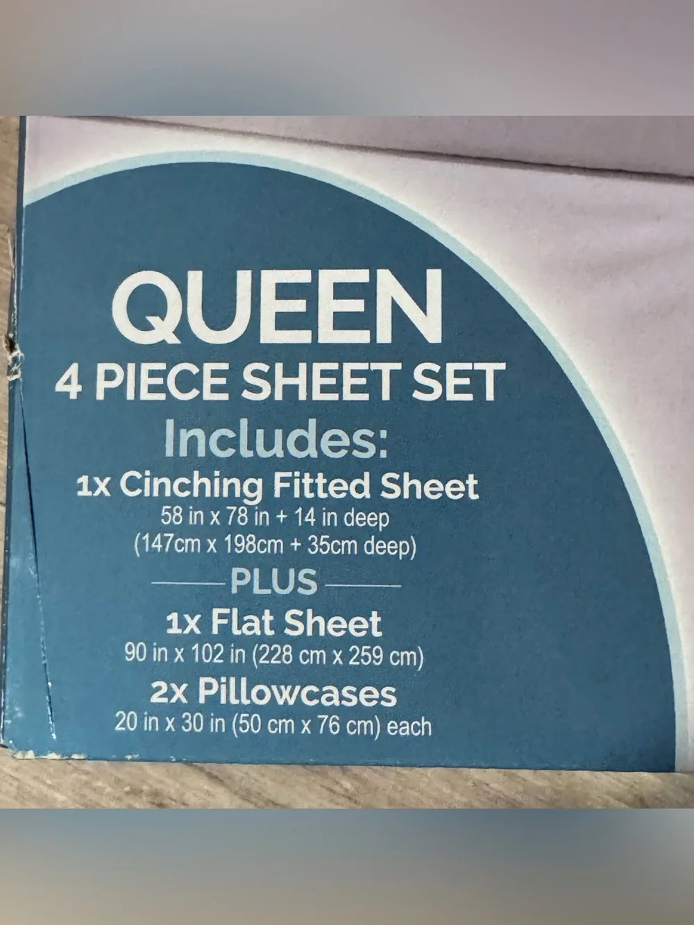 Bed Bunny Queen 4 Piece Sheet Set - White